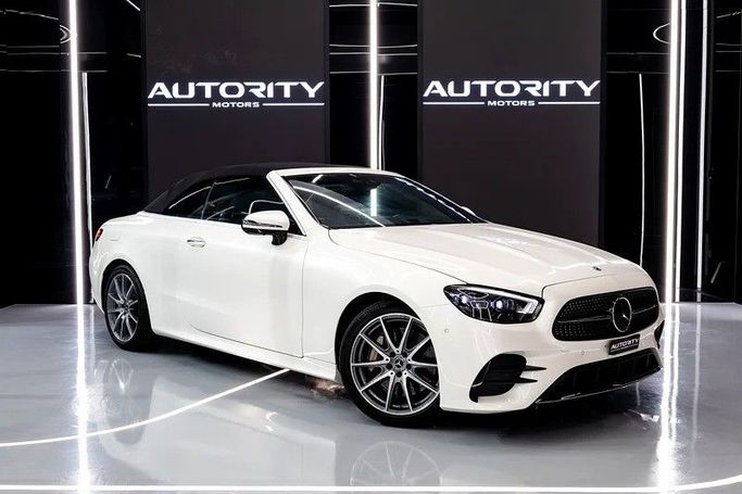 Used Mercedes-Benz E-Class 450 V (W213, S213, C238), 3.0 l, 2020 in Dubai by Autority Motors, White color. Japanese Specs | AUTO.AE
