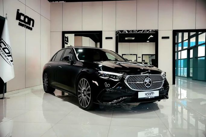 جديدة Mercedes-Benz E-Class 300 السادس (W214، S214), 2.0 l, 2025 في في دبي من Icon Motors، اللون أسود. مواصفات الخليج | AUTO.AE | إعلان #258131