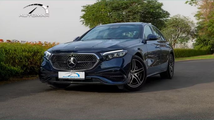 Новый Mercedes-Benz E-Class 200 VI (W214, S214), 2.0 л, 2026 в ОАЭ, Дубай от Automax® Синий цвет.  | AUTO.AE | Объявление #269039