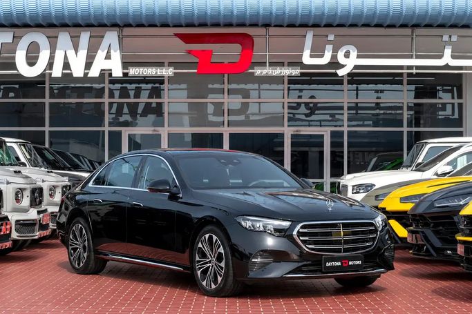 New ⁦Mercedes-Benz E-Class 300 L VI (W214, S214), 2.0 l, 2025⁩ in UAE, Dubai by DAYTONA MOTORS, Black color. Chinese Specs | AUTO.AE | Listing #284546
