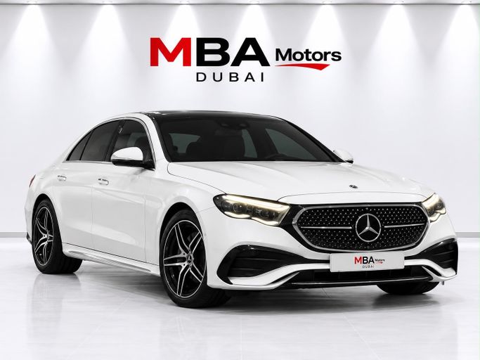 Used ⁦Mercedes-Benz E-Class 300 VI (W214, S214), 2.0 l, 2025⁩ in UAE, Dubai by MBA Motors, White color. Korean Specs | AUTO.AE | Listing #288084