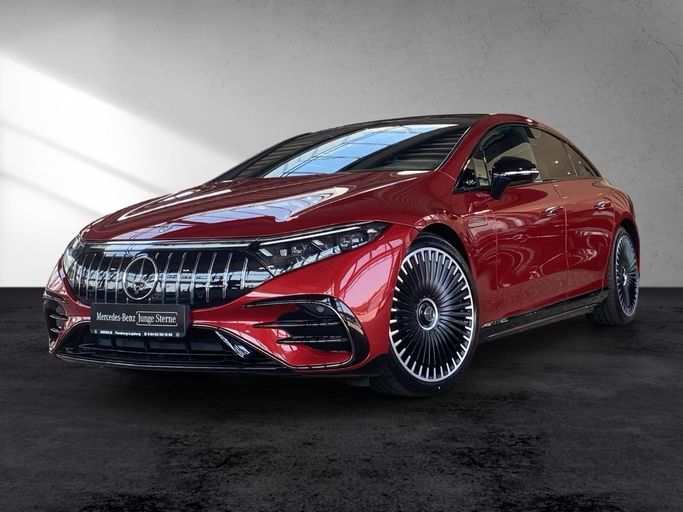 Подержанный Mercedes-Benz EQS AMG 53 AMG, 2024 в ОАЭ, Дубай от Fair Import Красный цвет. Европейская | AUTO.AE | Объявление #274223