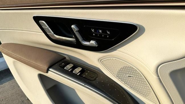 New Mercedes-Benz EQS 450, 2023 in Dubai by Falcons GT Motors FZCO, Grey color. European Specs | AUTO.AE