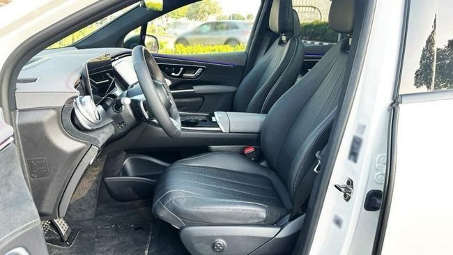 New Mercedes-Benz EQS 450, 2023 in Dubai by Falcons GT Motors FZCO, White color. European Specs | AUTO.AE