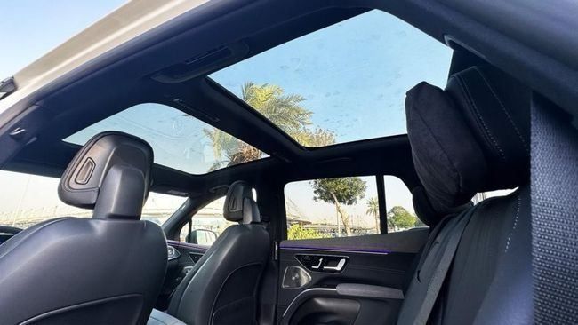 New Mercedes-Benz EQS 450, 2023 in Dubai by Falcons GT Motors FZCO, White color. European Specs | AUTO.AE