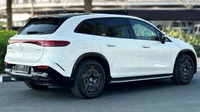 New Mercedes-Benz EQS 450, 2023 in Dubai by Falcons GT Motors FZCO, White color. European Specs | AUTO.AE