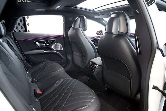 Used Mercedes-Benz EQS 580, 2022 in Dubai by Exotic Cars, White color. GCC Specs | AUTO.AE