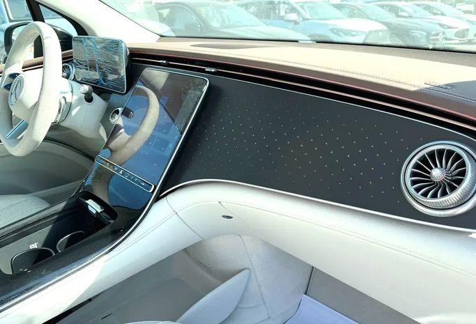 New Mercedes-Benz EQS SUV 450, 2025 in Dubai by Valcor Auto, Grey color. Chinese Specs | AUTO.AE