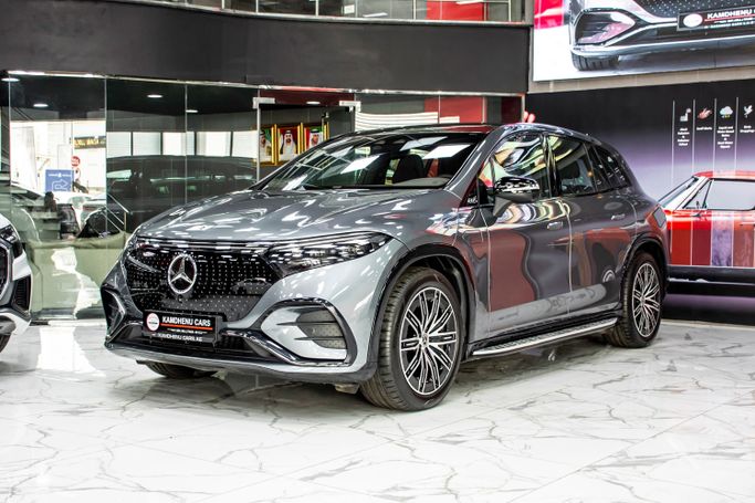 New Mercedes-Benz EQS SUV 450, 2023 in Dubai by Kamdhenu Cars, Grey color.  | AUTO.AE | Listing #264117