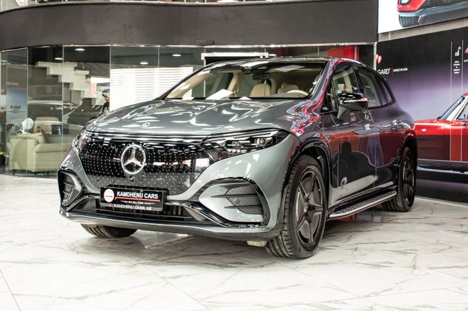Used Mercedes-Benz EQS SUV 580, 2023 in Dubai by Kamdhenu Cars, Grey color.  | AUTO.AE | Listing #264186