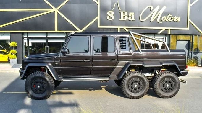 Used Mercedes-Benz G-Class AMG 6x6 II, 4.4 l, 2018 in Dubai by 8 Ba Motors, Black color. GCC Specs | AUTO.AE