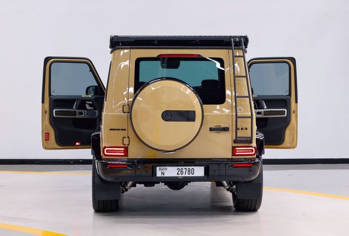 Mercedes-Benz G-Class AMG 63 4x4 Squared II (W463), 2025 business suv 5 dr. 4x4 squared for rent in Dubai by POF RENTAL, beige color | AUTO.AE
