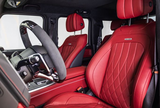 Mercedes-Benz G-Class AMG 63 4x4 Squared II (W463), 2025 business suv 5 dr. 4x4 squared for rent in Dubai by POF RENTAL, white color | AUTO.AE