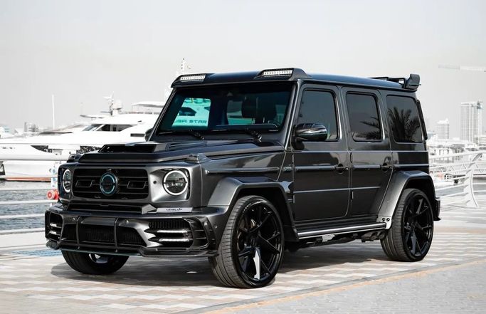 Mercedes-Benz G-Class AMG P820 Mansory II (W463), 2024 رجال الأعمال دفع رباعي 5 أبواب للتأجير في في دبي من LeveL Up Car Rental ، اللون رمادي | AUTO.AE | إعلان #1705