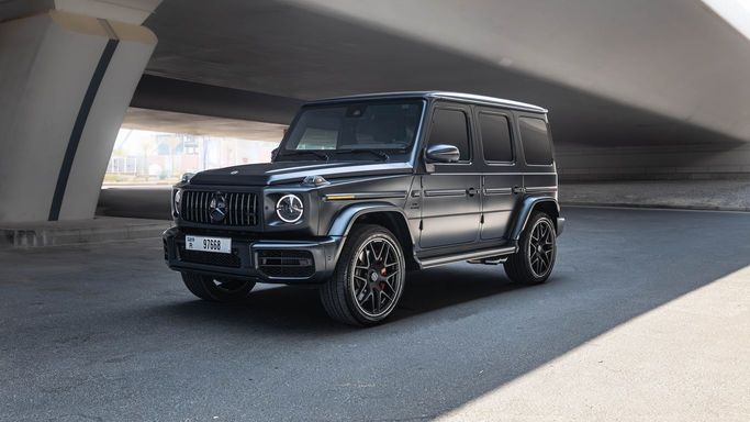 Mercedes-Benz G-Class AMG 63 AMG II (W463), 2023 business suv 5 dr. for rent in Dubai by AVA car rental, black color | AUTO.AE