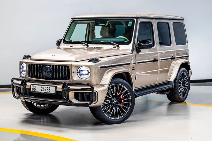 Mercedes-Benz G-Class AMG Brabus 800 II (W465) Facelift, 2025 business suv 5 dr. for rent in Dubai by POF RENTAL, beige color | AUTO.AE