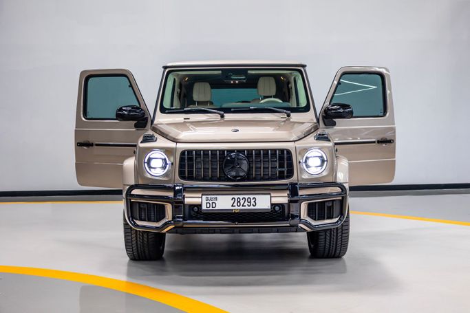 Mercedes-Benz G-Class AMG Brabus 800 II (W465) Facelift, 2025 business suv 5 dr. for rent in Dubai by POF RENTAL, beige color | AUTO.AE