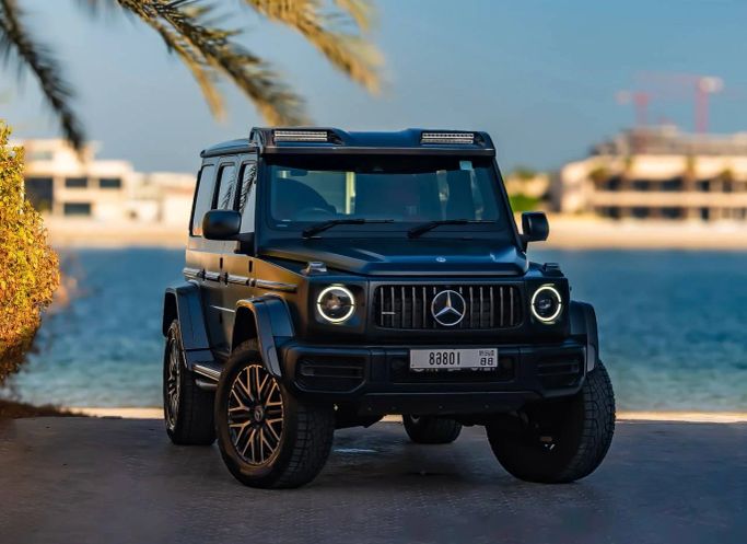 Mercedes-Benz G-Class AMG 63 4x4 Squared II (W463), 2022 внедорожник 5 дв. бизнес класса в Дубае от Royal Dream черный цвет | AUTO.AE