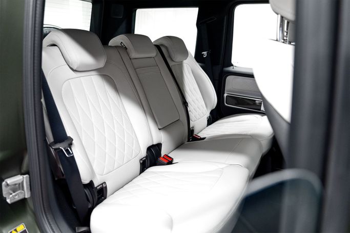 Новый Mercedes-Benz G-Class AMG 63 AMG II (W465) Рестайлинг, 4.0 л, 2025 в Дубае от PUPIL OF FATE MOTORS Зеленый цвет. GCC | AUTO.AE