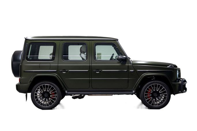 Новый Mercedes-Benz G-Class AMG 63 AMG II (W465) Рестайлинг, 4.0 л, 2025 в Дубае от PUPIL OF FATE MOTORS Зеленый цвет. GCC | AUTO.AE