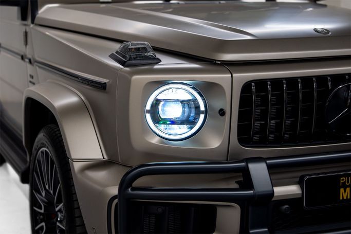 Новый Mercedes-Benz G-Class AMG 63 AMG II (W465) Рестайлинг, 4.0 л, 2025 в Дубае от PUPIL OF FATE MOTORS Серый цвет. GCC | AUTO.AE