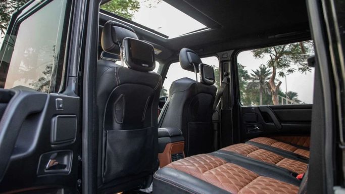 Подержанный Mercedes-Benz G-Class AMG 63 AMG I (W463) Рестайлинг 3, 5.5 л, 2016 в Дубае от Dresden Motors Черный цвет. GCC | AUTO.AE