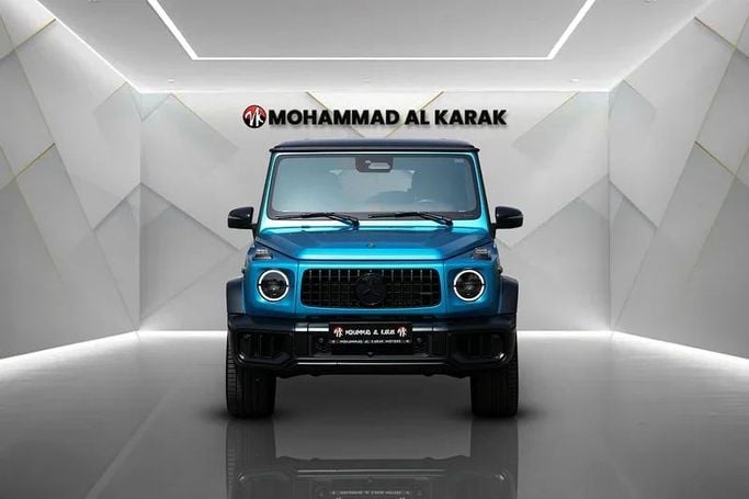 Подержанный Mercedes-Benz G-Class AMG 63 AMG II (W465) Рестайлинг, 4.0 л, 2025 в Дубае от Mohammad Alkarak Motors Голубой цвет. Европейская | AUTO.AE