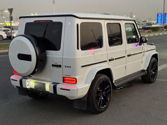 Used Mercedes-Benz G-Class AMG 63 AMG II (W463), 4.0 l, 2022 in Dubai by Saeed Auto, White color. Japanese Specs | AUTO.AE