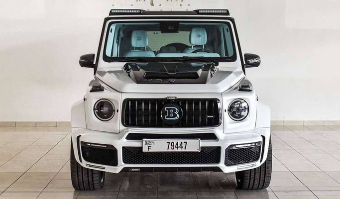 Used Mercedes-Benz G-Class AMG 63 AMG II (W463), 4.0 l, 2022 in Dubai by F7 Motors, White color. European Specs | AUTO.AE