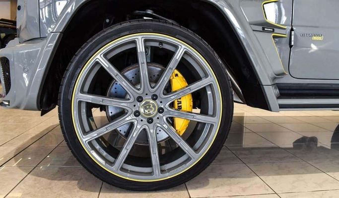 New Mercedes-Benz G-Class AMG Brabus 800 II (W465) Facelift, 4.0 l, 2024 in Dubai by F7 Motors, Light Blue color. GCC Specs | AUTO.AE