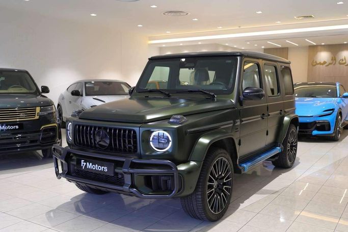 Новый Mercedes-Benz G-Class AMG 63 AMG II (W465) Рестайлинг, 4.0 л, 2025 в Дубае от F7 Motors Зеленый цвет. GCC | AUTO.AE