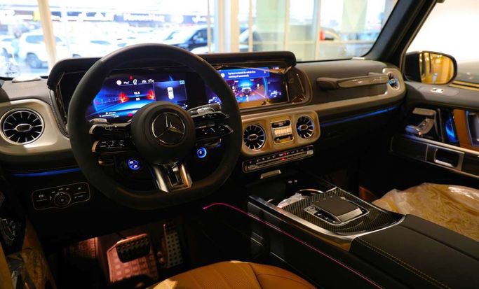 Новый Mercedes-Benz G-Class AMG 63 AMG II (W465) Рестайлинг, 4.0 л, 2025 в Дубае от F7 Motors Зеленый цвет. GCC | AUTO.AE