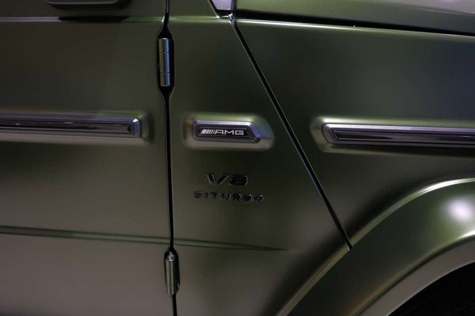 Новый Mercedes-Benz G-Class AMG 63 AMG II (W465) Рестайлинг, 4.0 л, 2025 в Дубае от F7 Motors Зеленый цвет. GCC | AUTO.AE