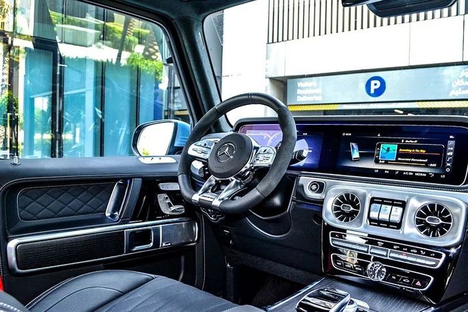 Новый Mercedes-Benz G-Class AMG 63 AMG II (W465) Рестайлинг, 4.0 л, 2025 в Дубае от F7 Motors Голубой цвет. GCC | AUTO.AE