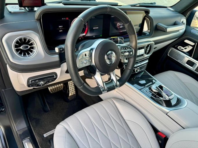 Used Mercedes-Benz G-Class AMG 63 AMG II (W465) Facelift, 4.0 l, 2024 in Dubai by Saeed Auto, Black color. Japanese Specs | AUTO.AE