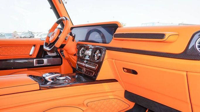 New Mercedes-Benz G-Class AMG Brabus 800 II (W465) Facelift, 4.0 l, 2024 in Dubai by Najem Motors, Blue color. European Specs | AUTO.AE