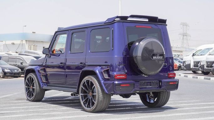 New Mercedes-Benz G-Class AMG Brabus 800 II (W465) Facelift, 4.0 l, 2024 in Dubai by Najem Motors, Blue color. European Specs | AUTO.AE