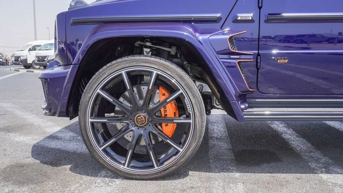 New Mercedes-Benz G-Class AMG Brabus 800 II (W465) Facelift, 4.0 l, 2024 in Dubai by Najem Motors, Blue color. European Specs | AUTO.AE