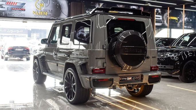 New Mercedes-Benz G-Class AMG Brabus 800 II (W465) Facelift, 4.0 l, 2024 in Dubai by Najem Motors, Grey color. European Specs | AUTO.AE