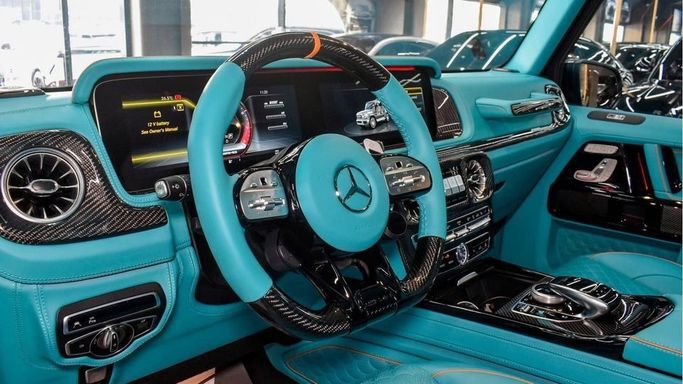 New Mercedes-Benz G-Class AMG Brabus 800 II (W465) Facelift, 4.0 l, 2024 in Dubai by Najem Motors, Grey color. European Specs | AUTO.AE