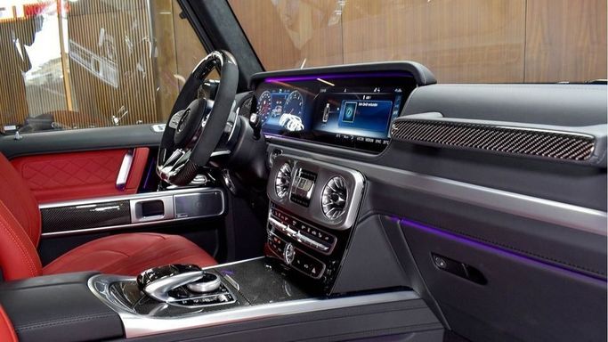 New Mercedes-Benz G-Class AMG 63 AMG II (W465) Facelift, 4.0 l, 2024 in Dubai by Najem Motors, Black color. European Specs | AUTO.AE