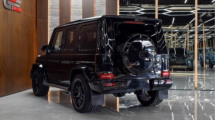 New Mercedes-Benz G-Class AMG 63 AMG II (W465) Facelift, 4.0 l, 2024 in Dubai by Najem Motors, Black color. European Specs | AUTO.AE