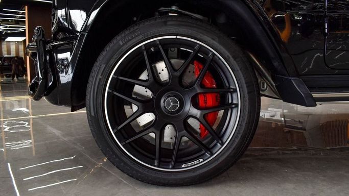 New Mercedes-Benz G-Class AMG 63 AMG II (W465) Facelift, 4.0 l, 2024 in Dubai by Najem Motors, Black color. European Specs | AUTO.AE