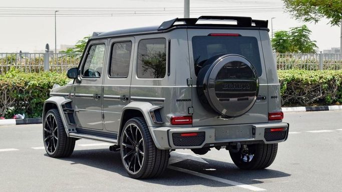 New Mercedes-Benz G-Class AMG Brabus 800 II (W465) Facelift, 4.0 l, 2024 in Dubai by Najem Motors, Grey color. European Specs | AUTO.AE