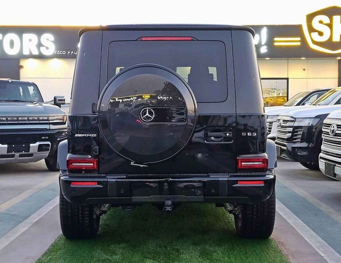 New Mercedes-Benz G-Class AMG 63 AMG II (W465) Facelift, 4.0 l, 2025 in Dubai by SK Motors, Black color. GCC Specs | AUTO.AE