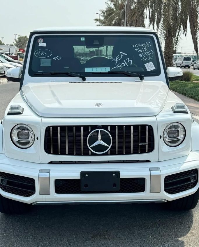 Used Mercedes-Benz G-Class AMG 63 AMG II (W463), 4.0 l, 2023 in Dubai by Lakhani Motors, White color. Japanese Specs | AUTO.AE