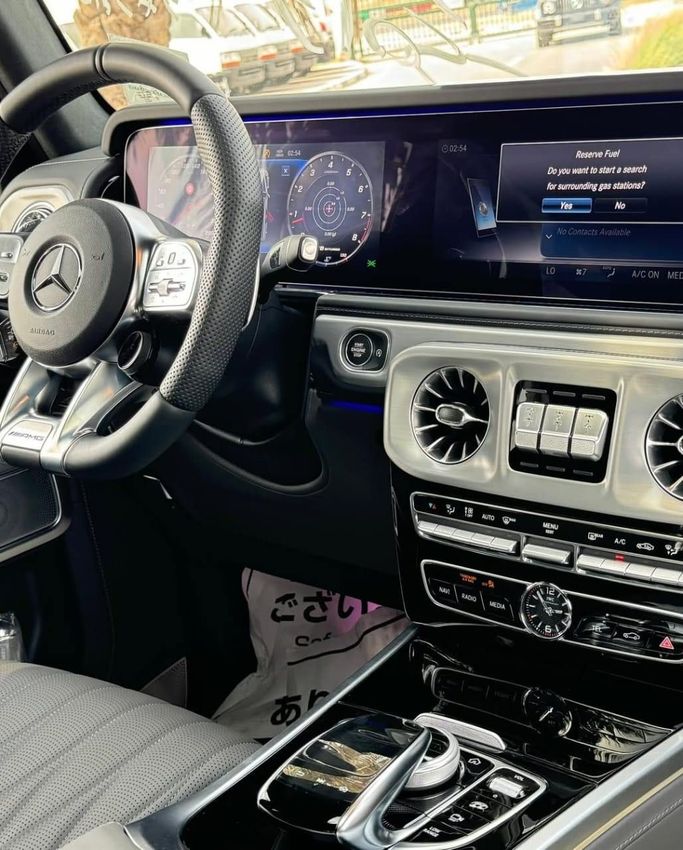 Used Mercedes-Benz G-Class AMG 63 AMG II (W463), 4.0 l, 2023 in Dubai by Lakhani Motors, White color. Japanese Specs | AUTO.AE