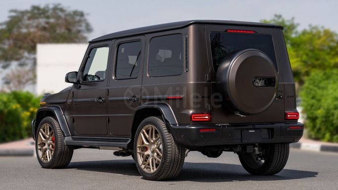 New Mercedes-Benz G-Class AMG 63 AMG II (W465) Facelift, 4.0 l, 2025 in Dubai by Milele, Brown color. Other | AUTO.AE
