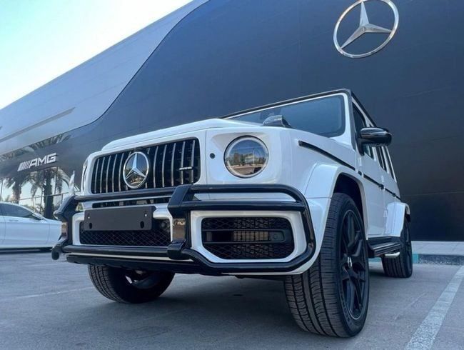 New Mercedes-Benz G-Class AMG 63 AMG II (W463), 4.0 l, 2025 in Dubai by Falcons GT Motors FZCO, White color. Other | AUTO.AE
