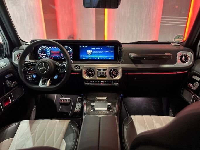 New Mercedes-Benz G-Class AMG 63 AMG II (W465) Facelift, 4.0 l, 2025 in Dubai by A Class Motors, Black color.  | AUTO.AE